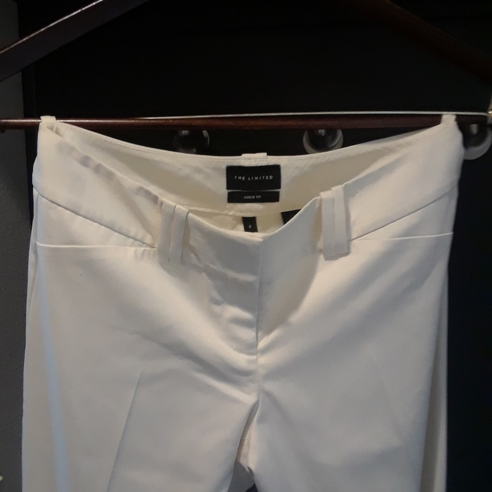 The Limited Drew Fit Light Cream Pants